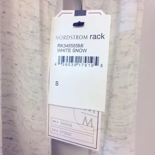 Melrose and Market Long Sleeve Raw Seam Tee Size S NWT