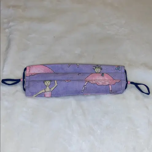 Fabric Face Mask Purple Pink Ballerina Princess
