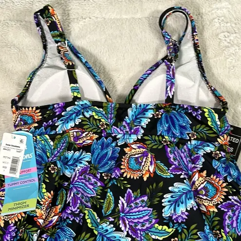 Swim Solutions Boho Paisley Multicolored V