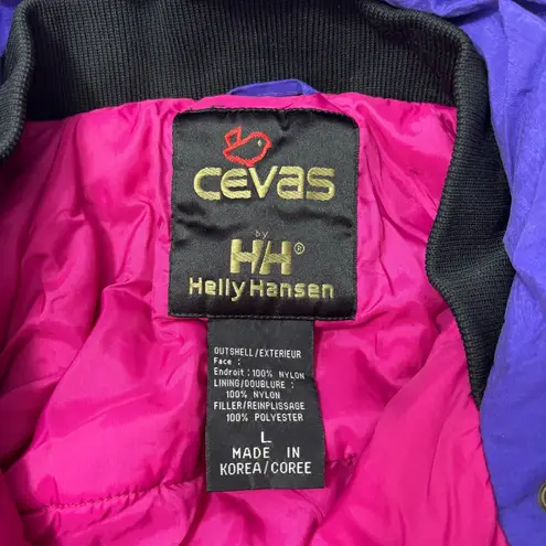 Helly Hansen Cevas Helly Hansen Vintage Pink and Purple Ski Jacket Size L