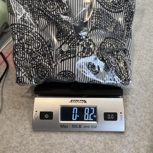 Vintage Brooks & Dunn Pearl Snap Shirt Womens Medium Black Velvet Paisley