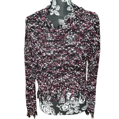 Made With Love by FCT Knit Cropped Sweater Pink Size M