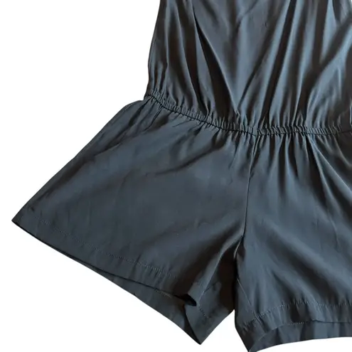 Ramy Brook Black One Shoulder Romper Lulu Silk Shorts Classic Size XS Women's