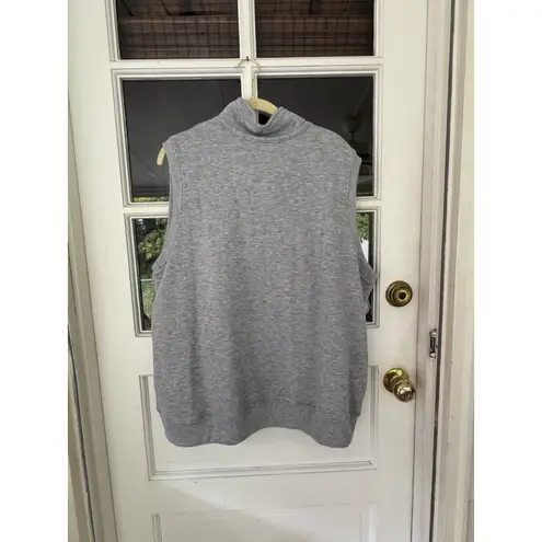 Vintage Blair Boutique Cat Lady Fleece Vest Black Pink Zipper Grannycore Gray Size XL