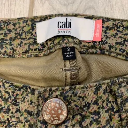 CAbi  5083 Ditsy Floral Print Stretch  Skinny Jeans