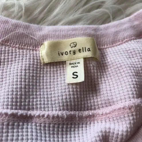 Ivory Ella  Pink Thermal Longsleeve