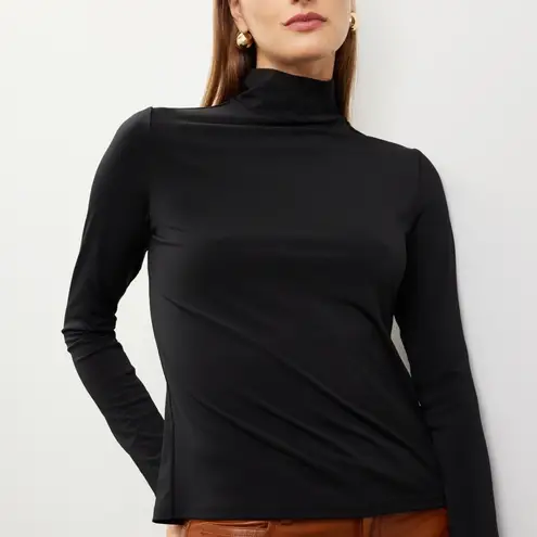 Thakoon X RTR Tie Back Black Turtle Neck Size Medium Black
