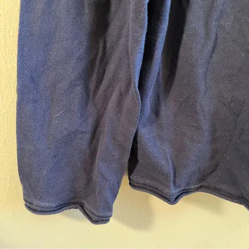 Fresh Produce Top Navy Blue V Neck Long Sleeves Tee Shirt Sz XXL GUC Rolled Hem