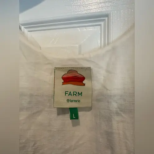 Farm Rio Off-White Ana Tapestry Fish Strap Maxi Dress