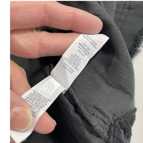 OFFLINE By Aerie Corduroy Quarter Zip Shacket Shirt Black Oversized Raw, A33 Size XS