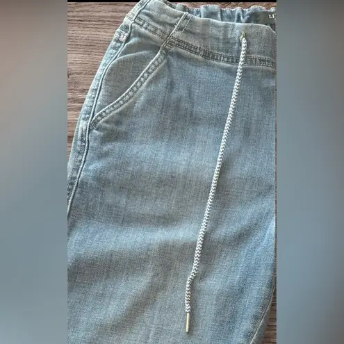 Liverpool Rascal Park Canyon Pull-On Tie Front Denim Pants 8/29