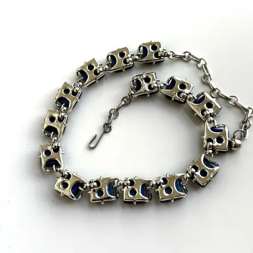 Vintage Coro blue moonglow choker necklace