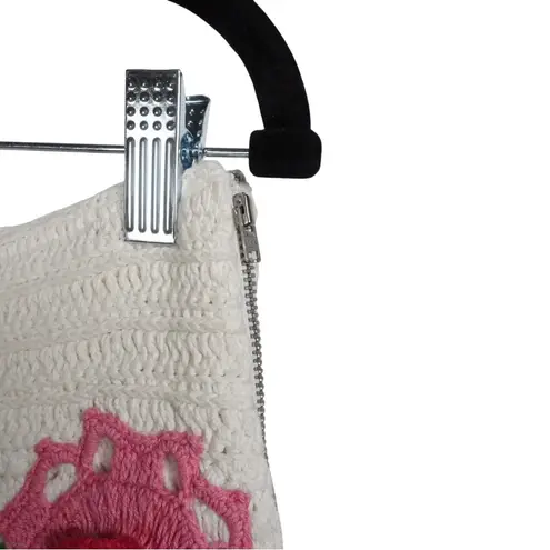 Love The Label Leighton Skirt Size XS NWT Multi Ivory Crochet Cotton Mini Boho White