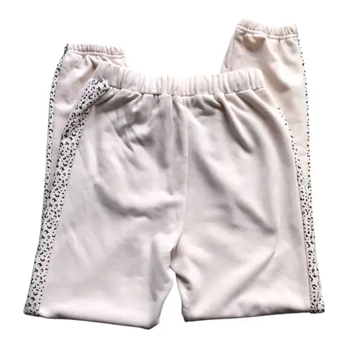 Hem and Thread White Jogger Drawstring Sweatpants Women's Size Small