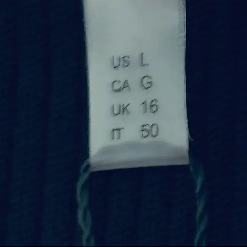 Elie Tahari Black Sweater Dress Button up Front NWT Sz Large