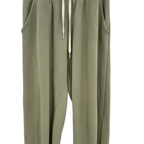 John Elliott‎ LA Jogger Sweatpants Cotton Brush Drawstring Green Size 1 Small