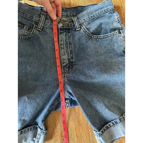 Riders By Lee Lee Riders Vtg Medium Wash Bermuda Jean Shorts Size 28