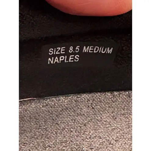 Klogs Shoes Women 8.5 Gray Naples French Me Bulldog Patent Leather Clogs