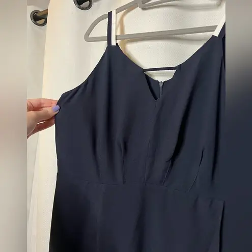 19 Cooper Navy Blue Knee Length Dress Small