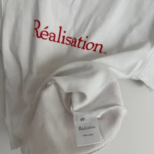 Realisation Par Réal Logo Baby Tee in White