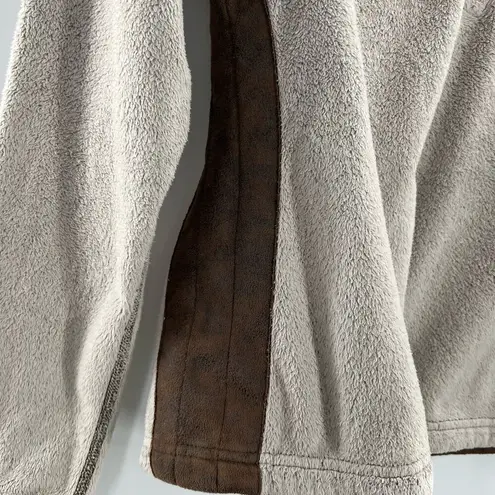 Kuhl Advokat Fleece Jacket Quarter Zip Beige Brown (Stone) Women's Jacket Sz M