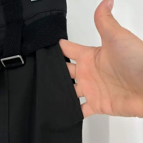 Marella Flat Front Classic Straight Pencil Skirt Charcoal Black Size 8 Back Zip Gray