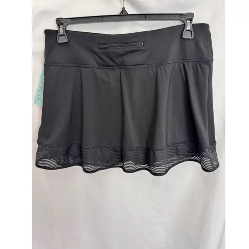 Ideology Skort Athletic Tennis Golf Built-In Shorts Pocket Black L