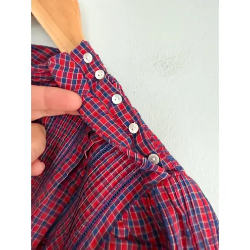 DOÊN Doen | Ranger Dress Rossendale Valley Plaid | Sz XS Red