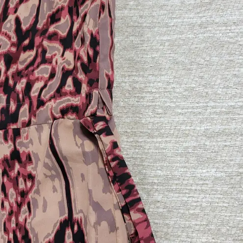 Bar III Floral Jumpsuit Womens XL Gypsy Pink Tan Watercolor Floral Racerback New