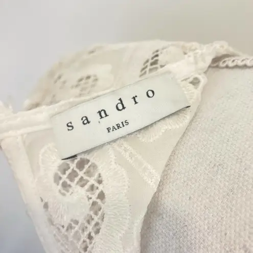 Sandro PARIS Camelia Crocheted Lace Mini Dress