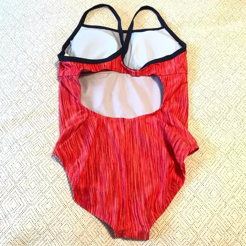 Nike Swimsuit Striped Razor Back L