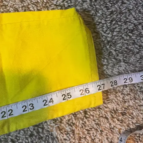 Karen Kane Womens Lime Green Skinny Leggings Pants Made in USA Size 4