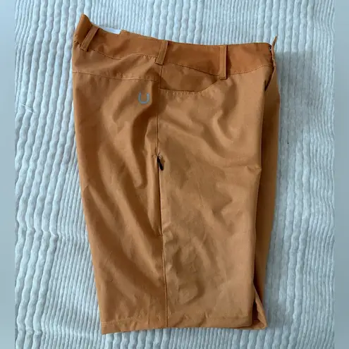 Giddy Up Petunia Mafia Bicycle Cycling Shorts Gold Orange Women’s Small