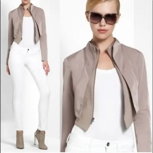 BCBG MAXAZRIA Ozzy cropped jacket