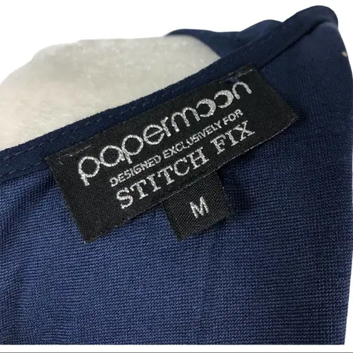 PaperMoon Navy beaded Boho dress size M