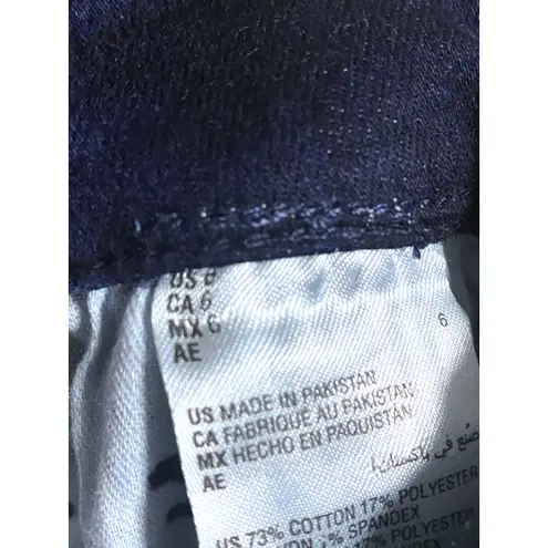 INC Denim High Rise Skinny Jeans Womens 6 Stretch Casual Classic Dark Indigo NWT - Image 9