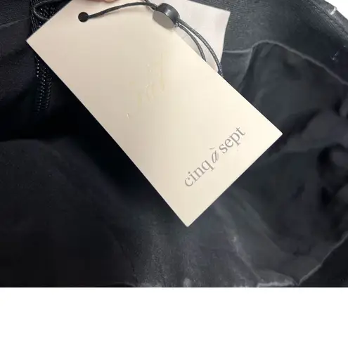 Cinq a Sept Ali Skirt Midi Length Seamed Black White Size 2