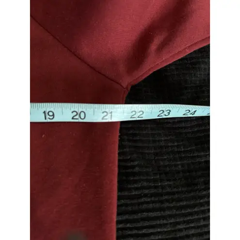 BEBE Sport Hoodie Sweatshirt Size XL Long Sleeve Logo Graphic Pocket Burgundy Red