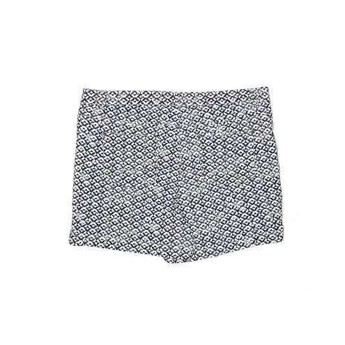 Architect Womens Geometric Print Shorts Size 20W Blue & White Cotton/Spandex