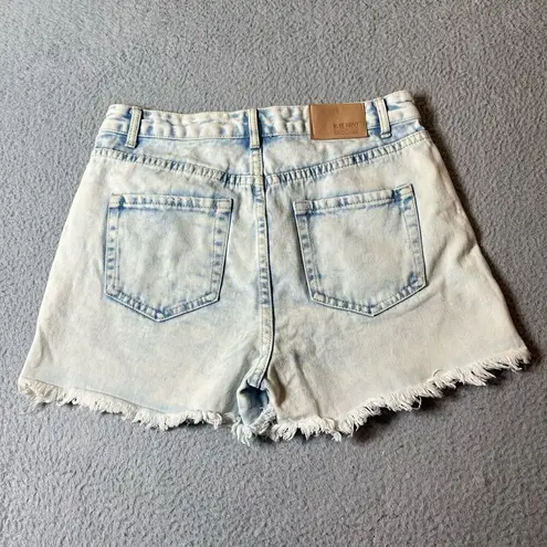 Blue Savvy Shorts Womens 7/28 Blue Distressed Light Wash Cutoff Shorts