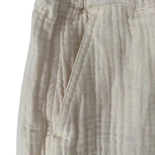 Madewell  Lightspun Easy Pull On Shorts Lighthouse Cream Ivory size XL - Image 5