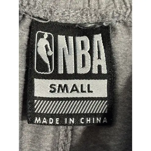 Nba Classic Basketball Shorts Elastic Waist Size S Gray/Black Active Logo