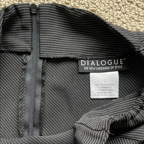 Dialogue Classic Black A-Line Skirt