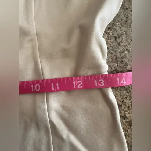 Gracia Embellished Keyhole Midi Dress Size Small, NWT Tan Color