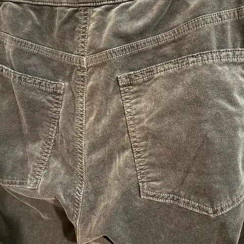 Ramy Brook NEW Velvet Helena Skinny 5 Button Pockets Green Clover Size 31