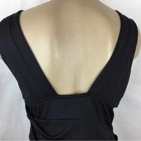 NIKIBIKI Black Slinky Body Con Bandage Sleeveless Mini Dress L