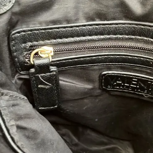 Valentino di Mario Spa Women's Black Leather Crossbody Bag