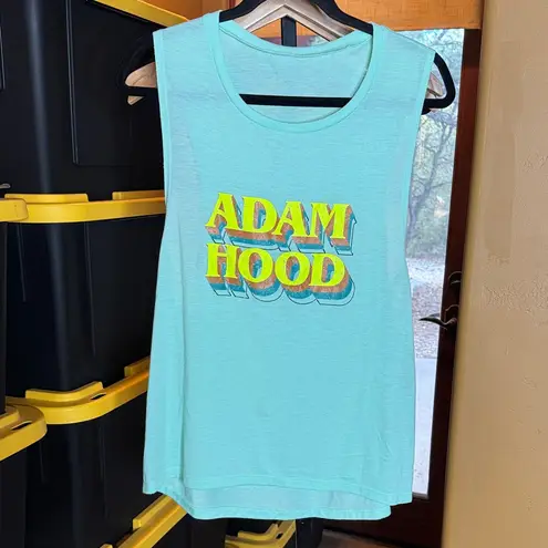 Adam Hood Mint Green Sleeveless Muscle Tank Top Size Medium