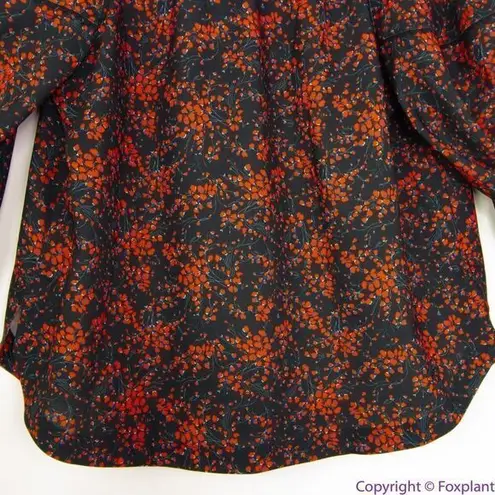 See By Chloe NEW Floral tie-neck crepe blouse, size France 42/ US size10