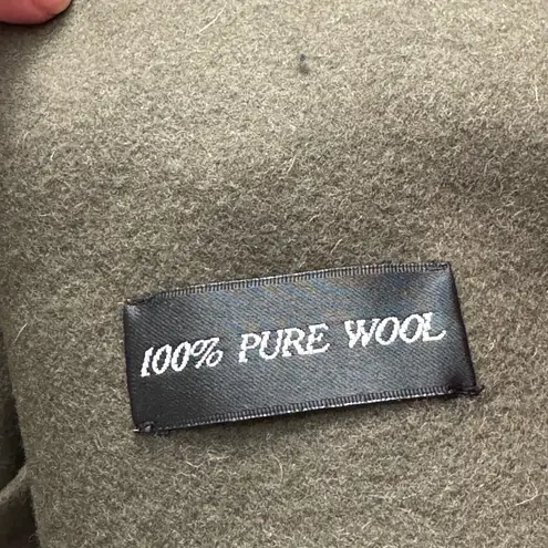 VINTAGE Donny Brook • 100% Wool Coat • 8P • Made in Russia • Green Paisley